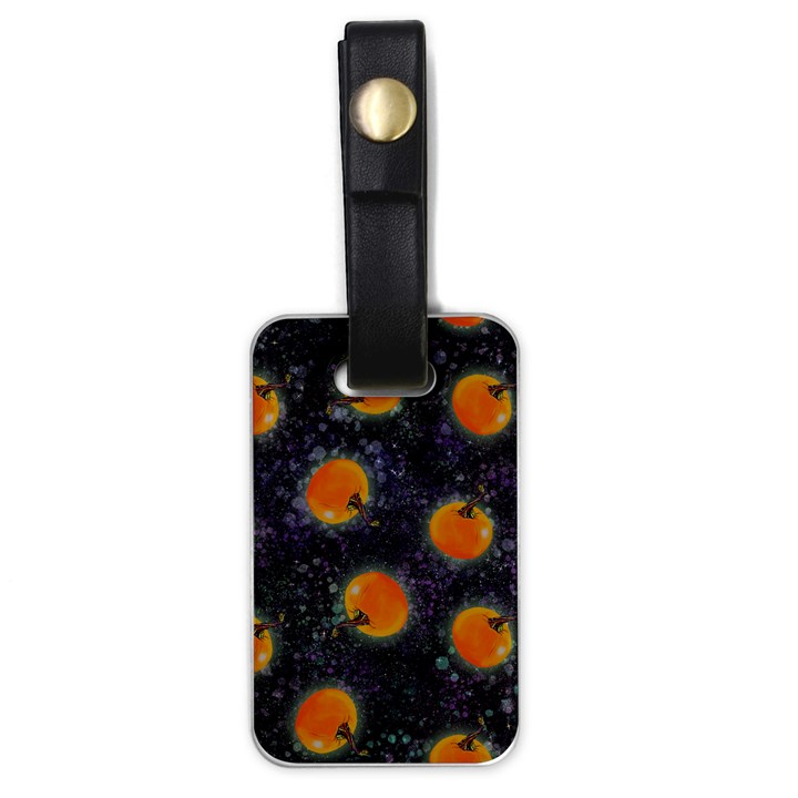 Space Pumpkins Luggage Tag (one side)