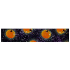 Space Pumpkins Small Flano Scarf by SychEva