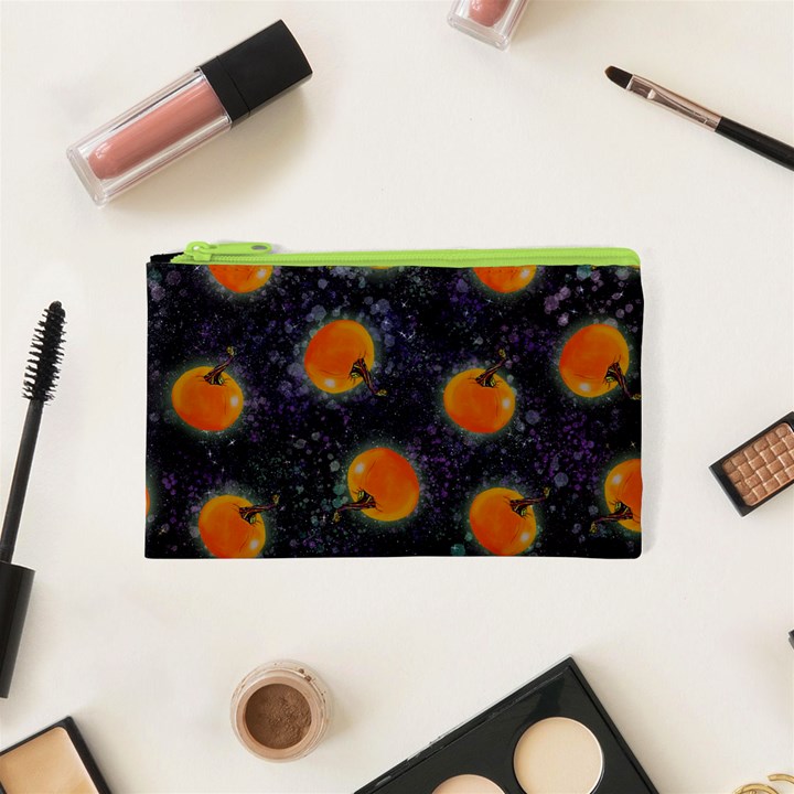 Space Pumpkins Cosmetic Bag (XS)