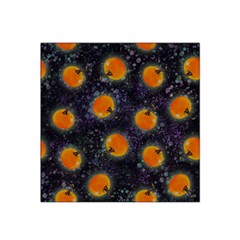 Space Pumpkins Satin Bandana Scarf by SychEva