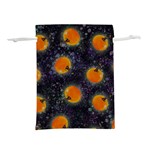 Space Pumpkins Lightweight Drawstring Pouch (M) Front