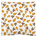 Oak Leaves And Acorns Large Cushion Case (One Side) Front