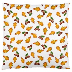 Oak Leaves And Acorns Standard Flano Cushion Case (two Sides) by SychEva