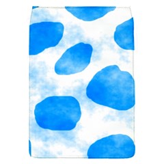 Cloudy Watercolor, Blue Cow Spots, Animal Fur Print Removable Flap Cover (s) by Casemiro