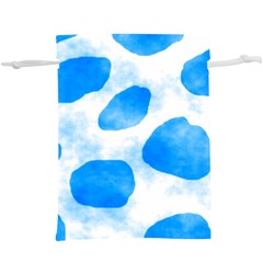 Cloudy Watercolor, Blue Cow Spots, Animal Fur Print  Lightweight Drawstring Pouch (xl) by Casemiro