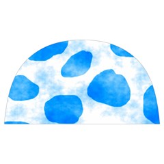 Cloudy Watercolor, Blue Cow Spots, Animal Fur Print Anti Scalding Pot Cap by Casemiro