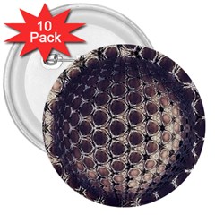 Trypophobia 3  Buttons (10 Pack)  by MRNStudios