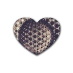 Trypophobia Rubber Coaster (Heart) Front