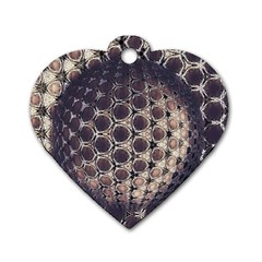 Trypophobia Dog Tag Heart (one Side) by MRNStudios