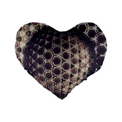 Trypophobia Standard 16  Premium Heart Shape Cushions by MRNStudios