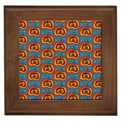 Pumpkin In Pumpkin Framed Tile by SychEva