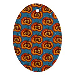 Pumpkin In Pumpkin Ornament (oval) by SychEva