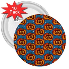 Pumpkin In Pumpkin 3  Buttons (10 Pack)  by SychEva