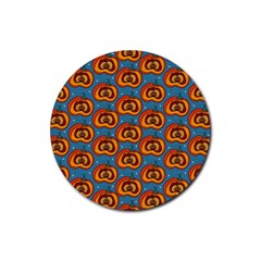 Pumpkin In Pumpkin Rubber Coaster (round) by SychEva