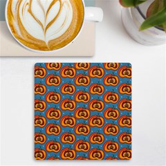 Pumpkin In Pumpkin Uv Print Square Tile Coaster  by SychEva