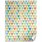 Multicolored Hearts Canvas 18  x 24  17.8 x23.08  Canvas - 1