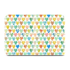 Multicolored Hearts Plate Mats by SychEva