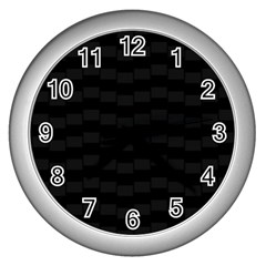 Blocks Wall Clock (silver) by Sparkle