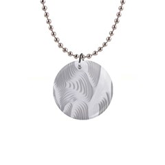 Illusion Waves 1  Button Necklace by Sparkle