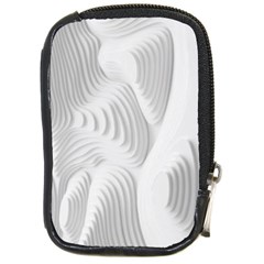 Illusion Waves Compact Camera Leather Case by Sparkle