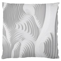 Illusion Waves Large Cushion Case (one Side) by Sparkle