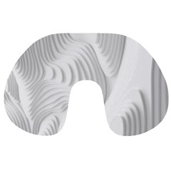 Illusion Waves Travel Neck Pillow by Sparkle