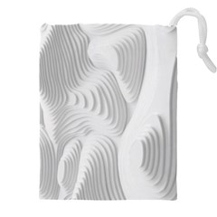 Illusion Waves Drawstring Pouch (5xl) by Sparkle