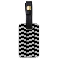 Illusion Blocks Luggage Tag (one Side) by Sparkle