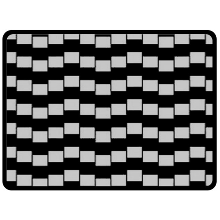 Illusion Blocks Double Sided Fleece Blanket (Large) 