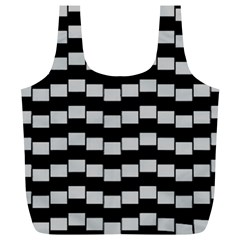 Illusion Blocks Full Print Recycle Bag (xl) by Sparkle