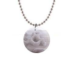 Illusion Waves 1  Button Necklace by Sparkle