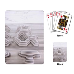 Illusion Waves Playing Cards Single Design (rectangle)