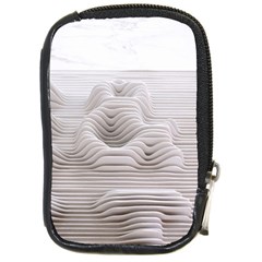 Illusion Waves Compact Camera Leather Case by Sparkle