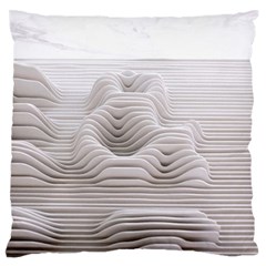 Illusion Waves Standard Flano Cushion Case (two Sides)