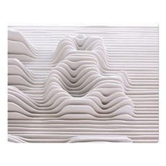 Illusion Waves Double Sided Flano Blanket (large)  by Sparkle