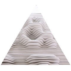 Illusion Waves Wooden Puzzle Triangle