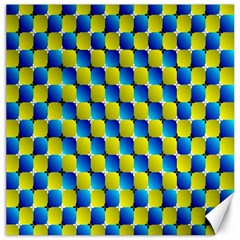 Illusion Waves Pattern Canvas 16  X 16  by Sparkle