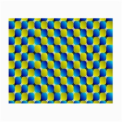 Illusion Waves Pattern Small Glasses Cloth (2 Sides) by Sparkle