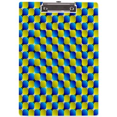 Illusion Waves Pattern A4 Clipboard by Sparkle