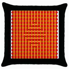 Illusion Blocks Pattern Throw Pillow Case (black) by Sparkle