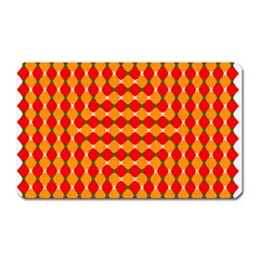 Illusion Blocks Pattern Magnet (rectangular) by Sparkle