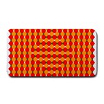 Illusion Blocks Pattern Medium Bar Mats 16 x8.5  Bar Mat