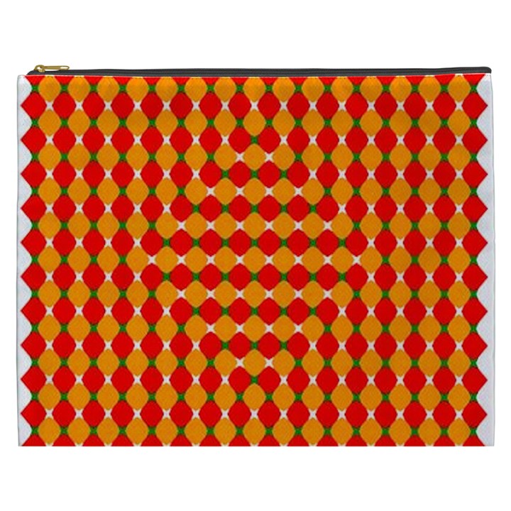 Illusion Blocks Pattern Cosmetic Bag (XXXL)