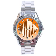 Lines Stainless Steel Analogue Watch by Sparkle