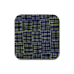 Blocks Illusion Rubber Coaster (square) by Sparkle