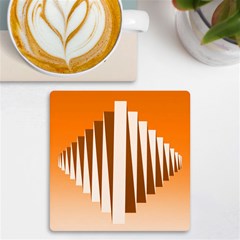 Lines Uv Print Square Tile Coaster 