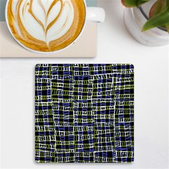 Blocks Illusion Uv Print Square Tile Coaster 