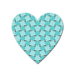 Illusion Blocks Pattern Heart Magnet by Sparkle