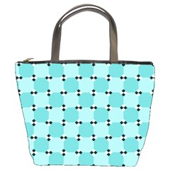 Illusion Blocks Pattern Bucket Bag by Sparkle