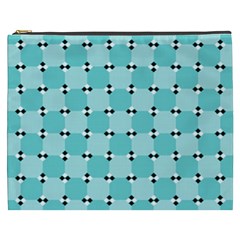 Illusion Blocks Pattern Cosmetic Bag (xxxl) by Sparkle